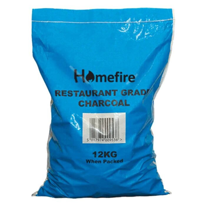 10 Bags Of 12kgs Homefire Restaurant Grade Lumpwood Charcoal