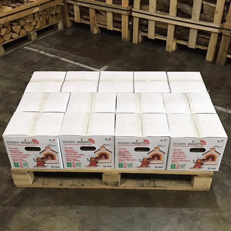 14 Boxes Of Woody BEECH Briquettes For Pizza Ovens Log Stoves