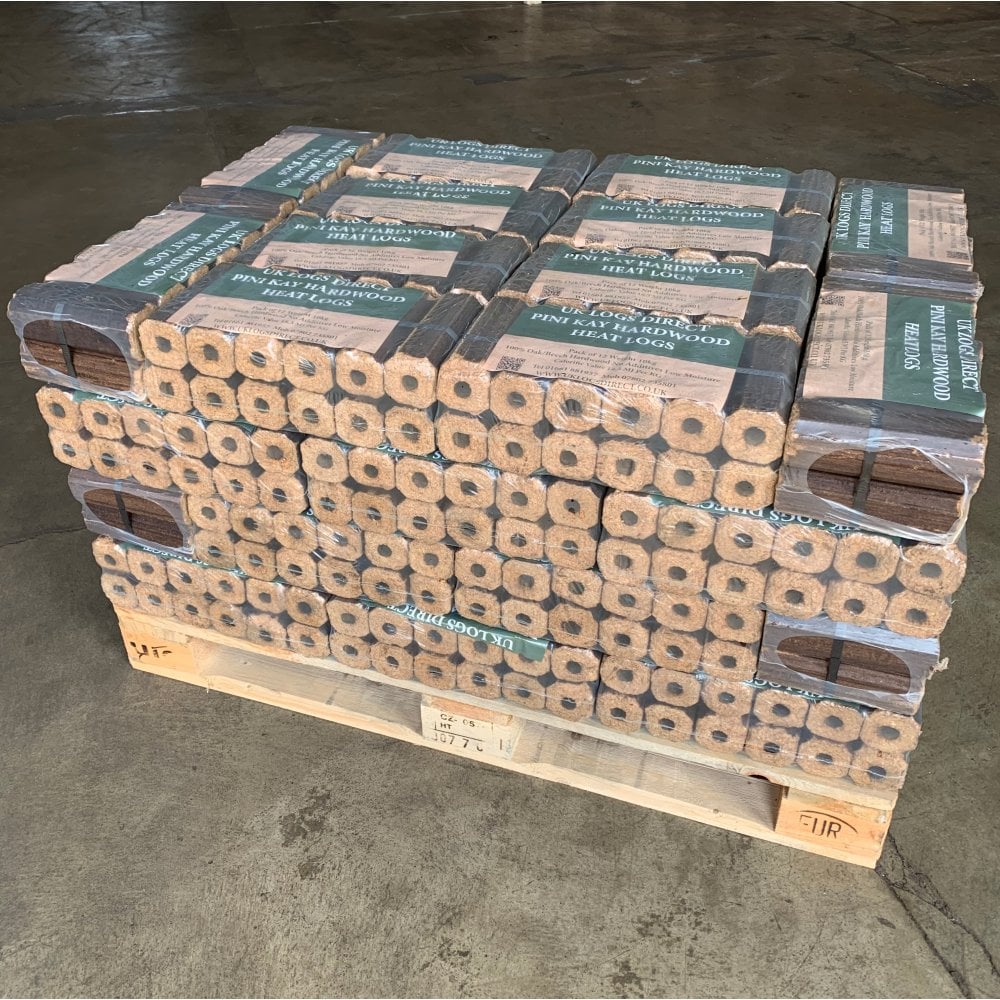 48 Packs Of Genuine PINI KAY OAK Hardwood Heat Logs