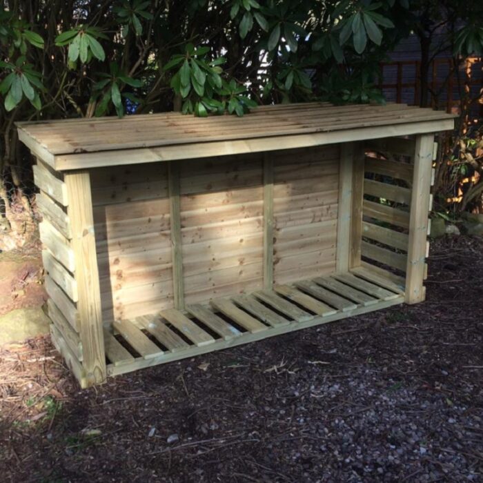 6 x 4 Slatted Log Store