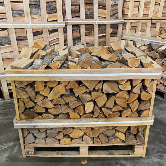 Kiln Dried ALDER Logs Half Crate