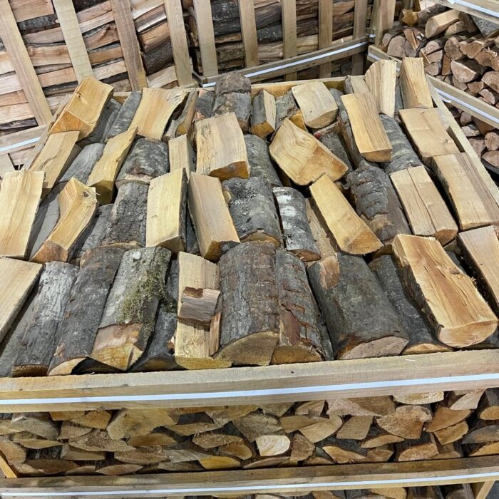 Kiln Dried ALDER Logs Half Crate