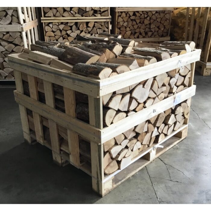 Kiln Dried ASH Logs Half Crate & 24 Pini Kay Heat Logs