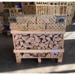 Kiln Dried ASH Logs Half Crate & 24 Pini Kay Heat Logs