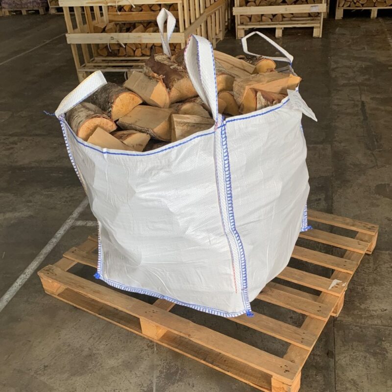 Kiln Dried BIRCH Logs BUDGET Bag Full Of Low Moisture Logs