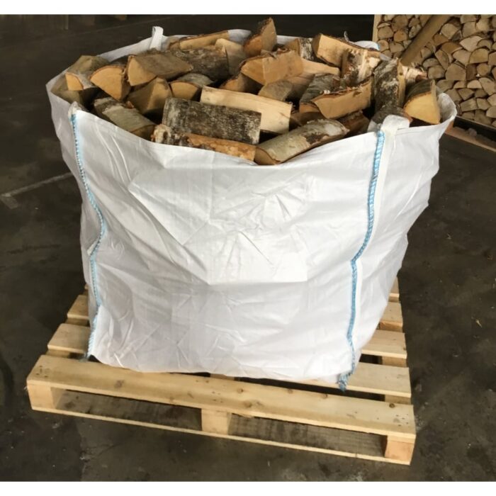 Kiln Dried BIRCH Logs BULK Bag Full Of Low Moisture Logs