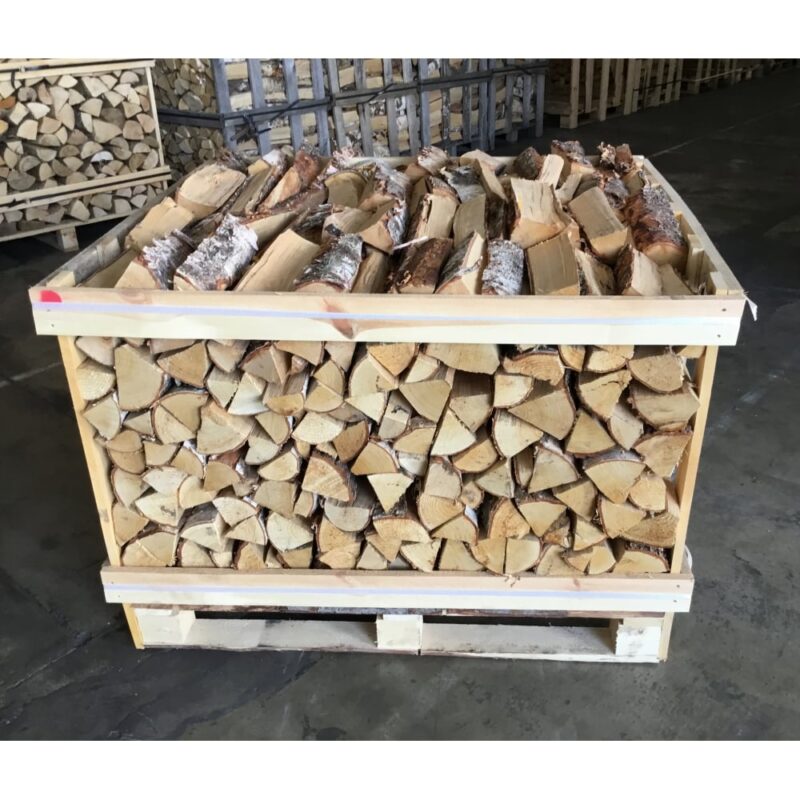 Kiln Dried BIRCH Logs Half Crate