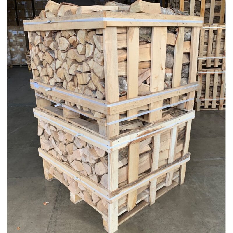 Kiln Dried Half ASH Crate & Half BIRCH Crate Stack