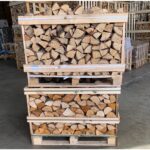 Kiln Dried Half BIRCH Crate & Half MIXED Hardwood Crate Stack